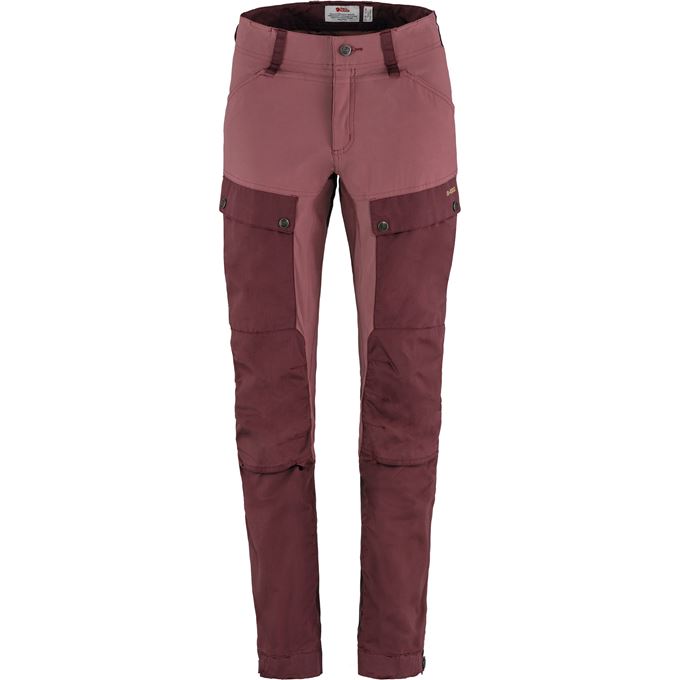Fjällräven Keb Trousers W Reg Women’s Trekking trousers Purple, Burgundy Main Front 42983
