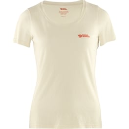 Fjällräven Fjällräven Logo T-shirt W Women’s T-shirts & tank tops White Main Front 25376