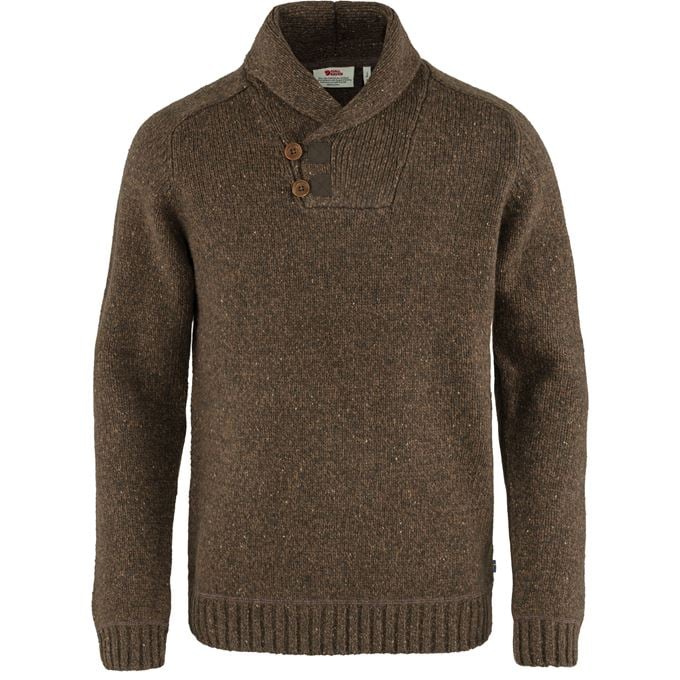 Fjällräven Lada Sweater M Men’s Sweaters & knitwear Brown Main Front 43012