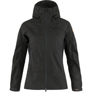 Fjällräven Abisko Lite Trekking Jacket W Women’s Outdoor jackets Black, Grey Main Front 43554