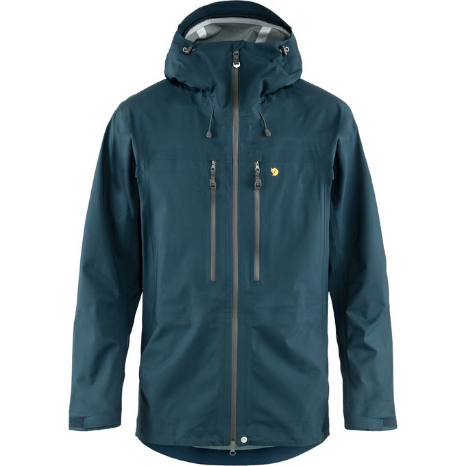 Fjällräven Bergtagen Eco-Shell Jacket M Men’s Mountaineering jackets Blue Main Front 50792