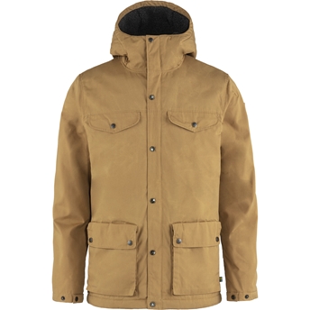 Fjällräven Greenland Winter Jacket M Men’s Outdoor jackets Brown, Yellow Main Front 42655