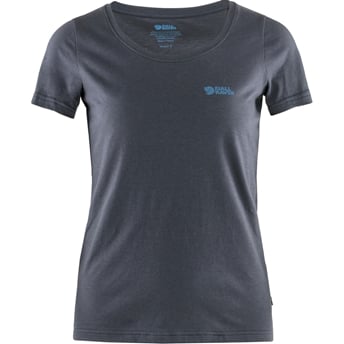Fjällräven Fjällräven Logo T-shirt W Women’s T-shirts & tank tops Blue Main Front 25382