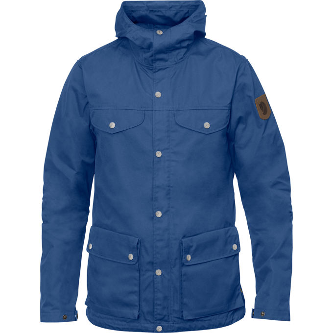 Fjällräven Greenland Jacket M Men’s Outdoor jackets Blue Main Front 43337