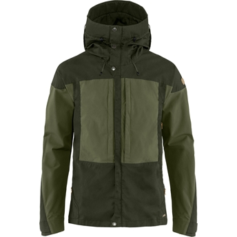 Fjällräven Keb Jacket M Men’s Trekking jackets Dark green, Green Main Front 33580