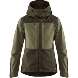 Fjällräven Keb Jacket W Women’s Trekking jackets Dark green, Green Main Front 15466
