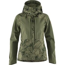 Fjällräven Keb Jacket W Women’s Trekking jackets Dark green, Green Main Front 31276