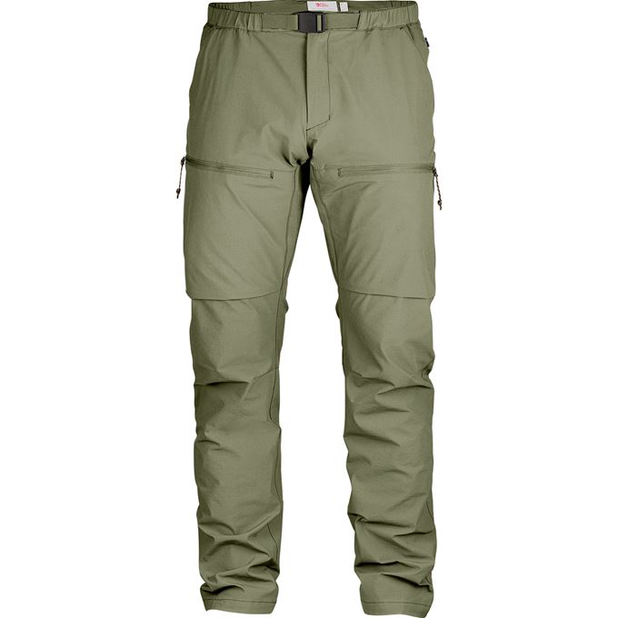 Fjällräven High Coast Hike Trousers M Reg Men’s Outdoor trousers Green, Green Main Front 25061