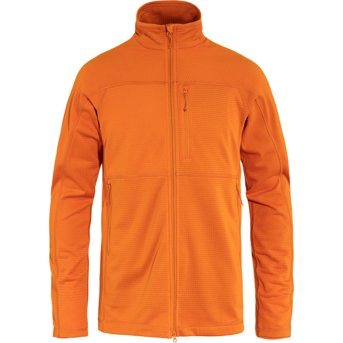 Fjallraven Men's Abisko Trail Fleece - Flame Orange - Small
