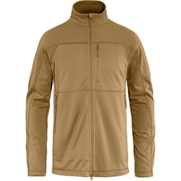 Fjällräven Abisko Lite Fleece Jacket M Men’s Trekking jackets Brown, Yellow Main Front 59294