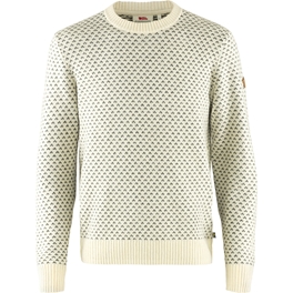 Fjällräven Övik Nordic Sweater M Men’s Sweaters & knitwear White Main Front 31318