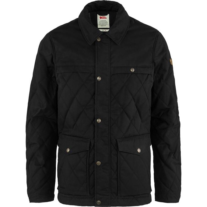 Fjällräven Övik Wool Padded Jacket M Men’s Outdoor jackets Black Main Front 48079