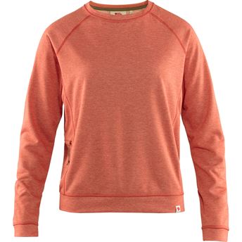 Fjällräven High Coast Lite Sweater W Women’s Sweaters & knitwear Orange, Red Main Front 25660