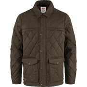 Fjällräven Övik Wool Padded Jacket M Men’s Outdoor jackets Dark green, Green Main Front 48083
