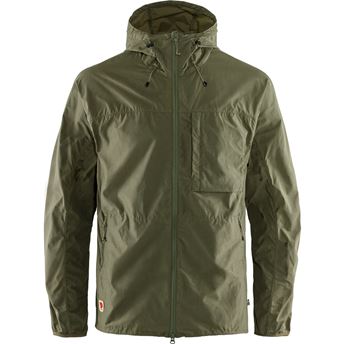 Fjällräven High Coast Wind Jacket M Men’s Outdoor jackets Green Main Front 25928
