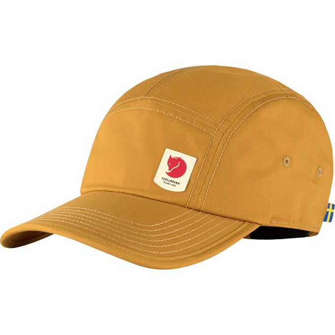 Fjällräven High Coast Lite Cap Unisex Caps, hats & beanies Yellow Main Front 43390