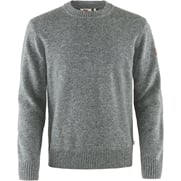 Fjällräven Övik Round-neck Sweater M Men’s Sweaters & knitwear Grey Main Front 34060