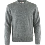 Fjällräven Övik Round-neck Sweater M Men’s Sweaters & knitwear Grey Main Front 34060
