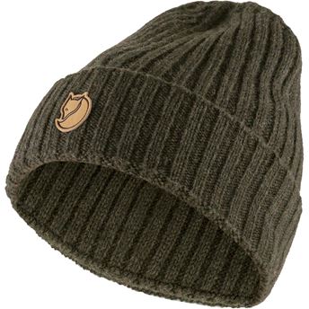 Fjällräven Re-Wool Hat Unisex Caps, hats & beanies Dark green, Green Main Front 38153