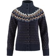Fjällräven Övik Knit Cardigan W Women’s Sweaters & knitwear Blue Main Front 48113