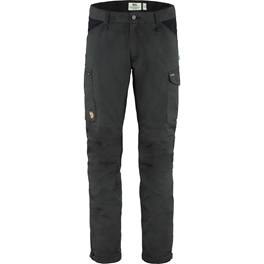 Fjällräven Kaipak Trousers M Men’s Trekking trousers Black, Grey Main Front 14459