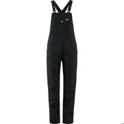 Fjällräven Vardag Dungaree Trousers W Women’s Outdoor trousers Black Main Front 49811