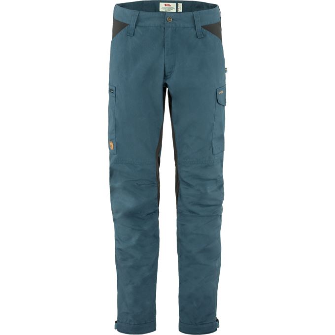 Fjällräven Kaipak Trousers M Men’s Trekking trousers Grey, Blue Main Front 14450