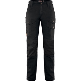 Fjällräven Vidda Pro Ventilated Trs W Short Women’s Trekking trousers Black Main Front 44350
