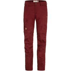 Fjällräven Karla Pro Zip-off Trousers W Women’s Outdoor trousers Red Main Front 67294
