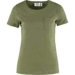 Fjällräven Övik T-shirt W Women’s T-shirts & tank tops Green Main Front 43399