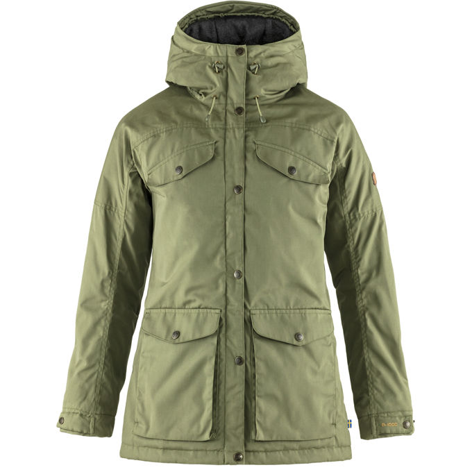 Fjällräven Vidda Pro Wool Padded Jacket W Women’s Trekking jackets Green Main Front 31147