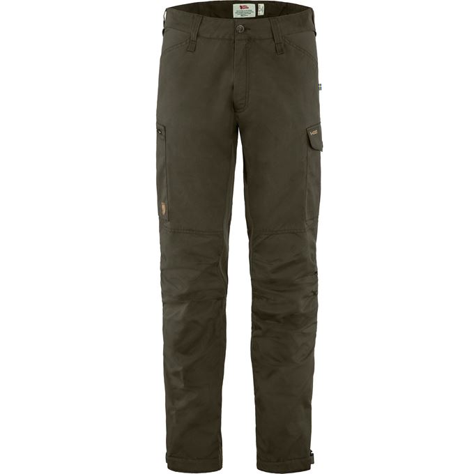 Fjällräven Kaipak Trousers M Men’s Trekking trousers Dark green, Green Main Front 14465