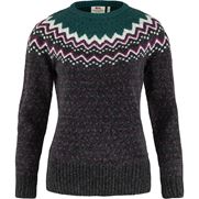 Fjällräven Övik Knit Sweater W Women’s Sweaters & knitwear Dark green, Green Main Front 43050