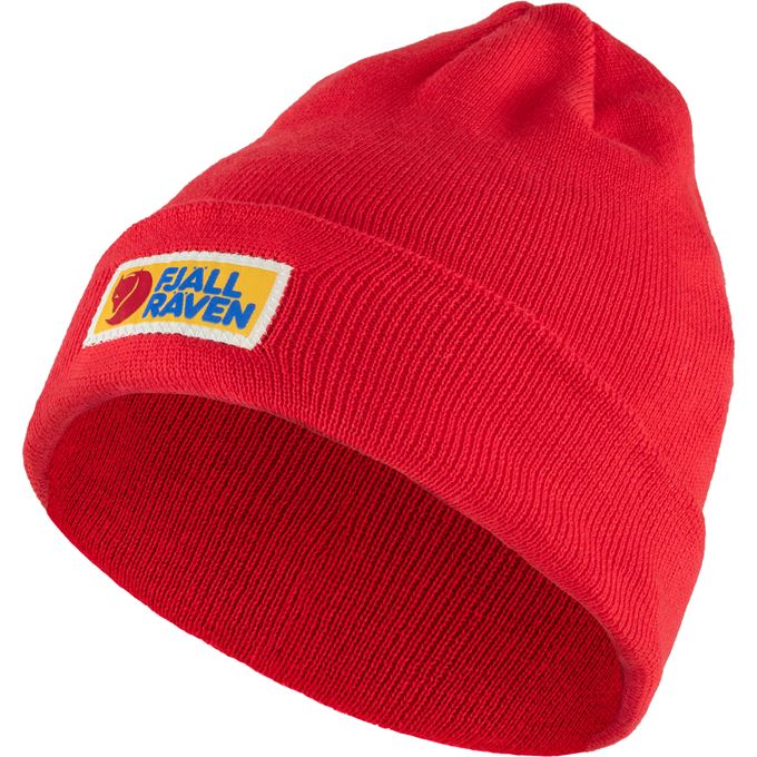 Fjällräven Vardag Classic Beanie Unisex Caps, hats & beanies Red Main Front 38089