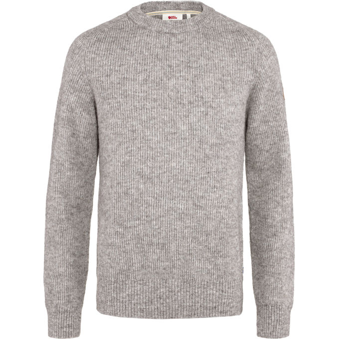 Fjällräven Visby Sweater M Men’s Sweaters & knitwear Grey Main Front 45784