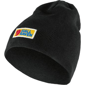 Fjällräven Vardag Beanie Unisex Caps, hats & beanies Black Main Front 38079
