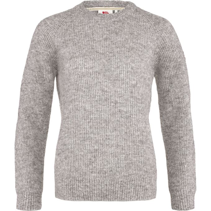 Fjällräven Visby Sweater W Women’s Sweaters & knitwear Grey Main Front 45787