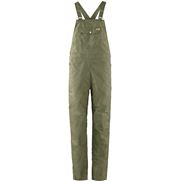 Fjällräven Vardag Dungaree Trousers W Women’s Outdoor trousers Green Main Front 43205