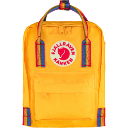 Fjällräven Kånken Rainbow Mini Unisex Kånken bags Yellow Main Front 42898