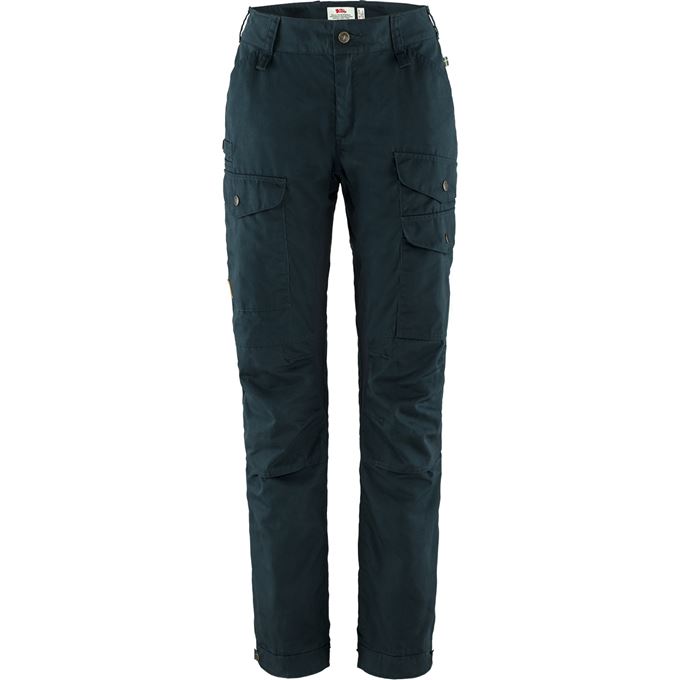 Fjällräven Vidda Pro Ventilated Trs W Short Women’s Trekking trousers Blue, Blue Main Front 31371