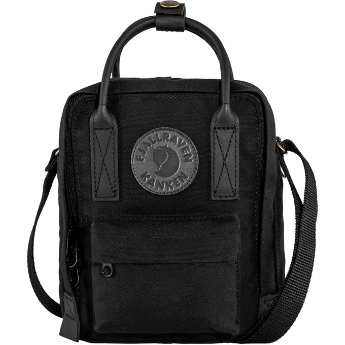 Fjällräven Kånken No. 2 Black Sling Unisex Shoulder bags Black Main Front 42878