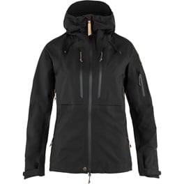 Fjällräven Keb Eco-Shell Jacket W Women’s Shell jackets Black Main Front 15188