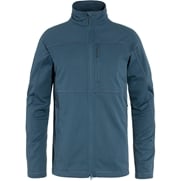 Fjällräven Abisko Lite Fleece Jacket M Men’s Trekking jackets Blue Main Front 59295