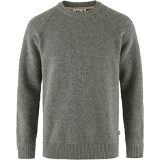 Fjällräven Övik Rib Sweater M Men’s Sweaters & knitwear Grey Main Front 65536