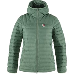 Fjällräven Expedition Lätt Hoodie W Women’s Down jackets Green Main Front 65351