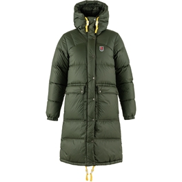 Fjällräven Expedition Long Down Parka W Women’s Down jackets Green Main Front 65352