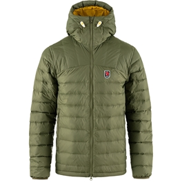 Fjällräven Expedition Pack Down Hoodie M Men’s Down jackets Green Main Front 65355