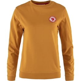 Fjällräven 1960 Logo Badge Sweater W Women’s Sweaters & knitwear Yellow, Orange Main Front 65281