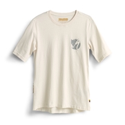 Fjällräven S/F Cotton Pocket T-shirt W Women’s Base layer tops White Main Front 74075