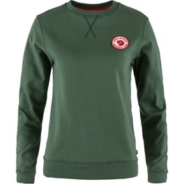Fjällräven 1960 Logo Badge Sweater W Women’s Sweaters & knitwear Green Main Front 65283
